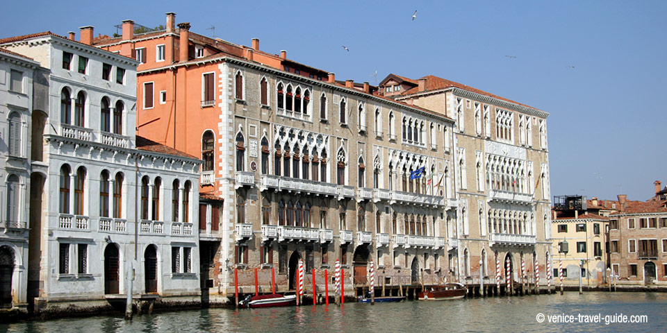 Ca Foscari palace at Grand Canal