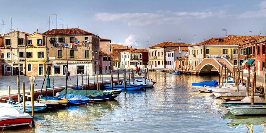 Murano island of the Venetian Lagoon